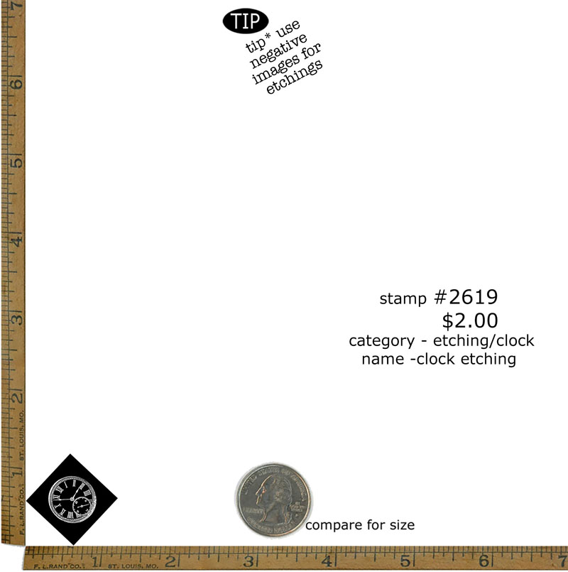 #2619 - Clock Etching - Etching/Clock